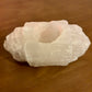 Selenite Log Style Candle Holder