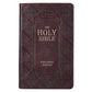 KJV Giant Print Bible - Dark Brown Faux Leather Flexcover