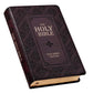 KJV Giant Print Bible - Dark Brown Faux Leather Flexcover