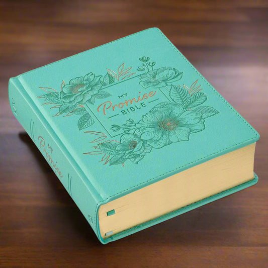 KJV My Promise Bible - Teal Faux Leather Hardcover