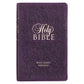 KJV Giant Print Bible - Purple Faux Leather Flexcover