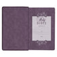 KJV Giant Print Bible - Purple Faux Leather Flexcover