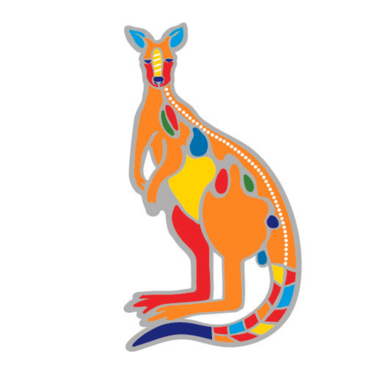 Kangaroo Suncatcher