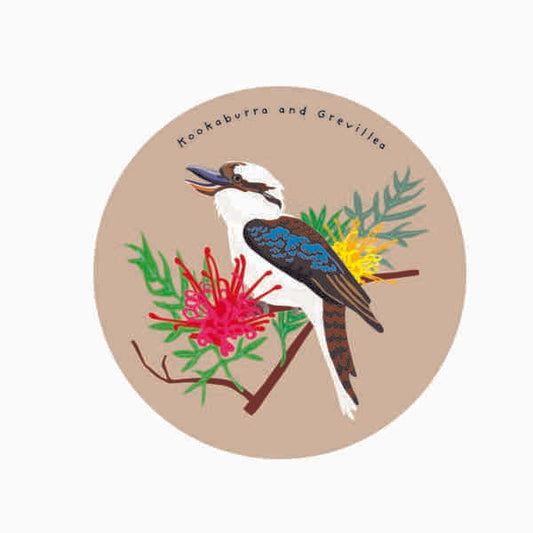 Kookaburra and Grevillea Enviro Magnet