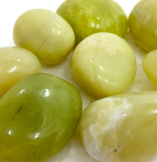 Lemon Jade Tumbled Stone