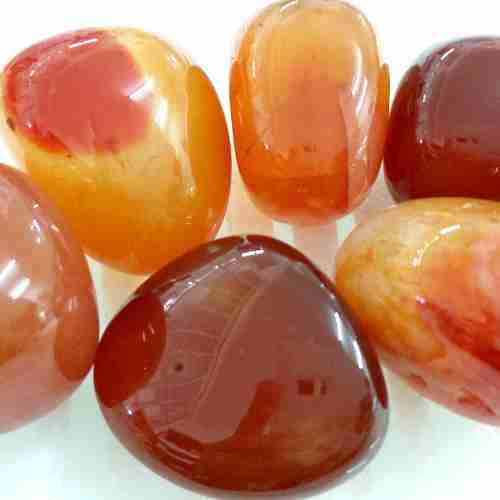 Orange Carnelian Tumbled Stone