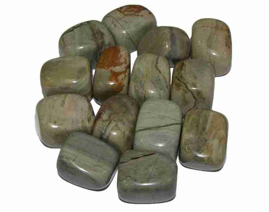 Silverleaf Jasper Tumbled Stone